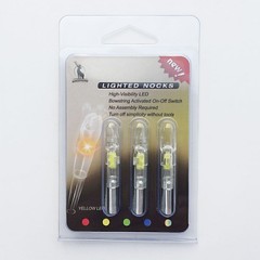 3PCS Archery LED Lighted Nocks Tail 6.2mm For Compound Bow Hunting Arrow Nocks