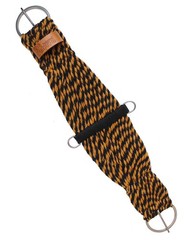 Horse Western Two-Tone 27 Strand 7″ Wide Roper Cinch Girth 97106
