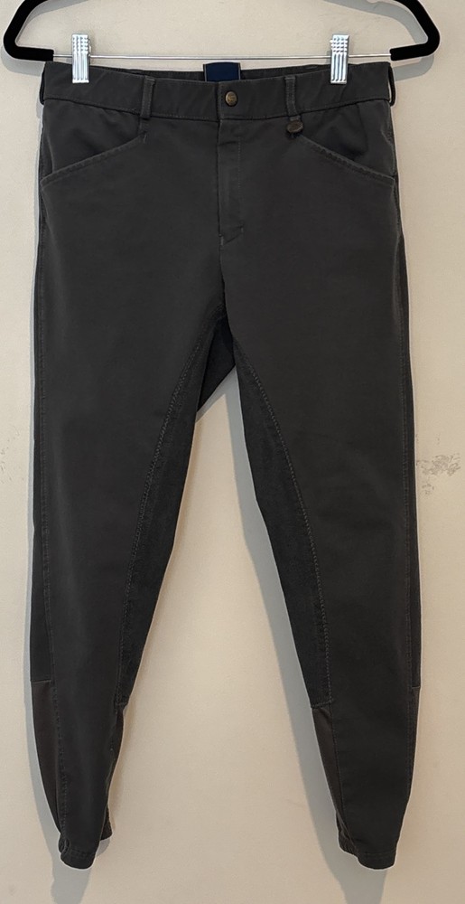 Ovation Ladies Riding Breeches Full Seat Size 30 R Equestrian Pants Stretch Gray