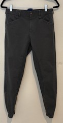 Ovation Ladies Riding Breeches Full Seat Size 30 R Equestrian Pants Stretch Gray