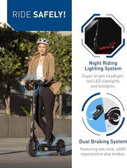 Hiboy KS4 Pro Electric Scooter 500W Motor 25 Miles Long Rang 19MPH Kick eScooter
