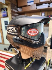 Display JT ProFlex Spectra LE Thermal Paintball Goggle – Skidmark DooDoo Brown