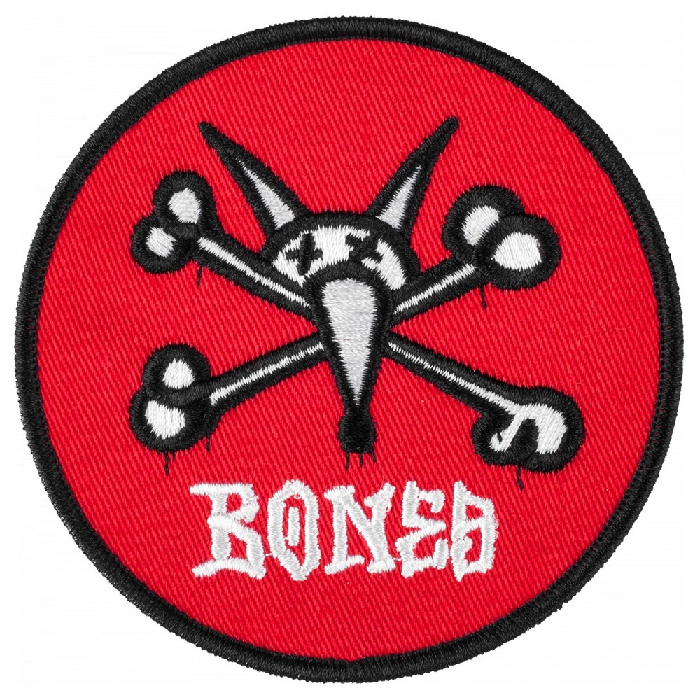 Powell Peralta Skateboard Patch Vato Rat Red Embroidered Iron /Sew On