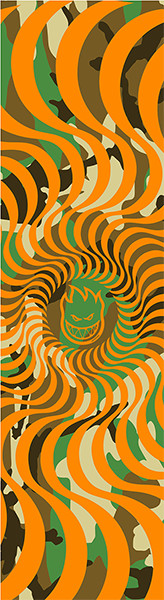 SPITFIRE MOB SINGLE SHEET GRIP – CLASSIC SWIRL ORG/CAMO
