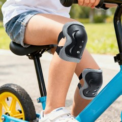 Kids Safety Helmet & Protective Gear Set for 3-10 Years Old, Adjustable Bike