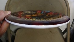 🎃 LEATHER FACE 🎃 Discraft Halloween BuZzz 🎃 FULL FOIL Glo 175_176 🎃 New 9/10