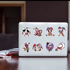 50 Piece Mix Lot 2” The Amazing Digital Circus Stickers Decals, Halloween Mix