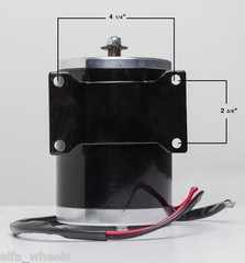 Electric Brush DC Motor f Escooter MiniBike GoKart ZY1020 500W 36V DIY project