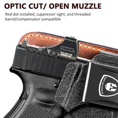 WARRIORLAND IWB Hybrid Holster, Fits Glock 17/19 /19X/19V/22/23 Gen3-6 & G21/…