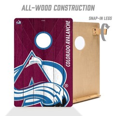 Avalanche Tailgate Cornhole Colorado 2×3 Boards Foldable Legs Resin Bags