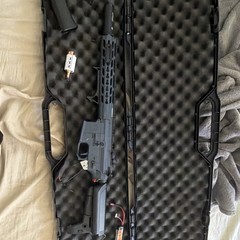 KRYTAC Trident MK2 CRB Electric Airsoft Rifle AEG Adjustable Stock Hard Case