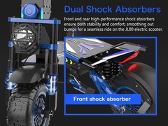 NFC APP 6000W High Power Electric Scooter 52 Miles Range, 45MPH 60V Music Player
