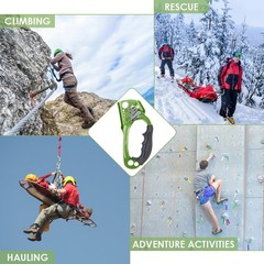 Hand Ascender Aluminum Magnesium Alloy Rock Climbing Handheld Ascender For MWLD