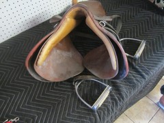 Used /vintage ? saddle unknown. Read description for details.