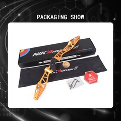 25» Archery Recurve Bow Riser ILF Aluminum Alloy Takedown Right Handle Shooting