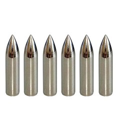 12pcs Glue on Field Points 11/32 Wood Arrow Points Glue on Arrow Tips for Woo…