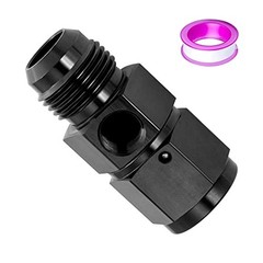 8AN Male Flare to -8 Female Swivel with 1/8 NPT Gauge 8AN with 1/8 NPT Port