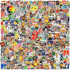 300pcs Cool Waterproof Vinyl Stickers for Adults, Brand Stickers for Water Bottl