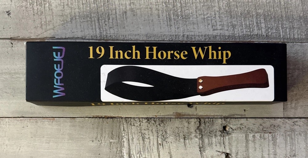 BRAND NEW 19in Horse Whip. Riding Crop English Whip With Wrist Strap.