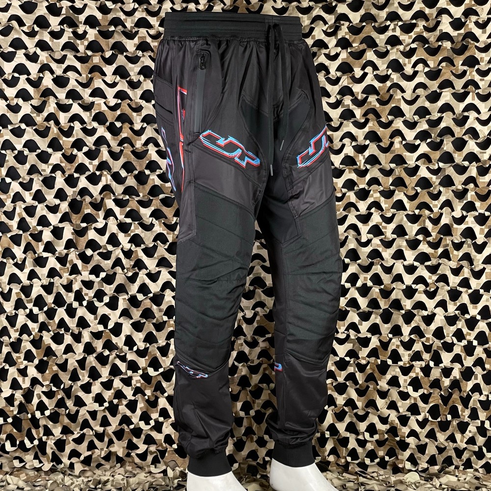 NEW JT Jogger Pro Paintball Pants – Black Grunge Blue/Red – XX-Large