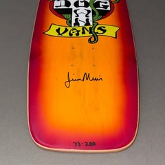 Rare DOG TOWN X VANS SKATEBOARD DECK Signed By Jim Muir # 73 Of 200