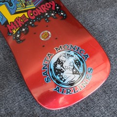 Santa Cruz, Mike Conroy, Crystal Ball, Reissue Skateboard Deck, Red, NIS