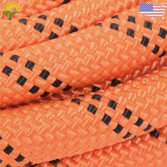 1/2in × 220ft Double Braided Polyester Rope Breaking Strength 8400Pounds Orange