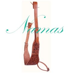 Horse Leather Cinch Western Horse Rear Flank Back Saddle Cinch with Billet Girth