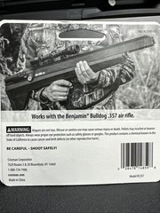 BENJAMIN Bulldog Bullpup Auto-Indexing .357 Caliber OEM Air Rifle Magazine