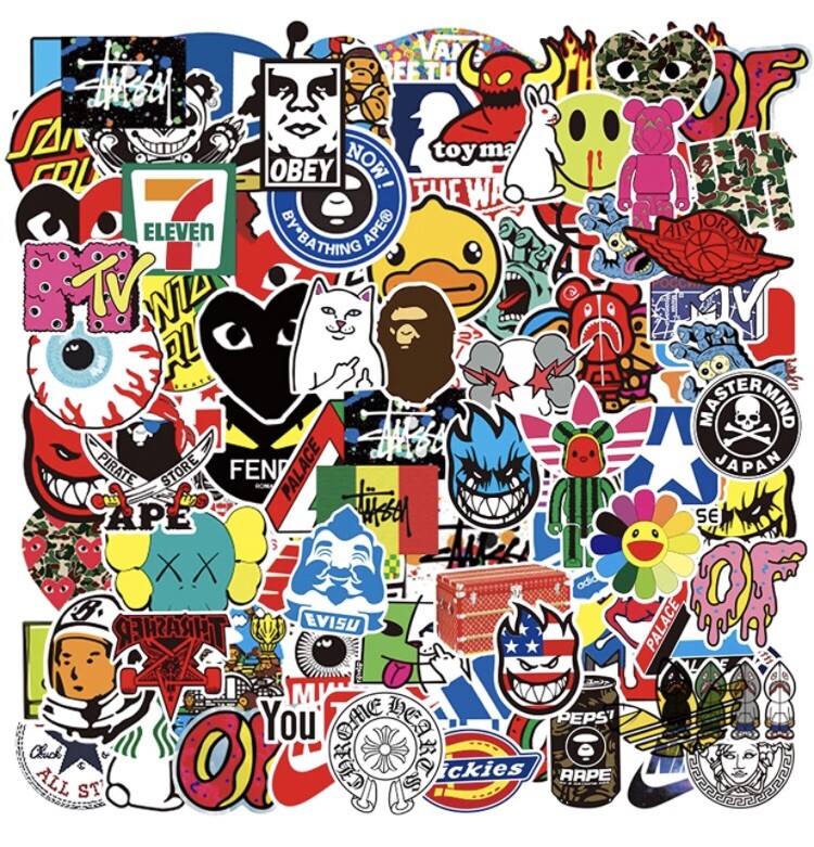 Cool Sticker Decals 101 Pack