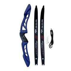 ILF 68″ Recurve Bow 25″ Aluminum Riser 20-40lbs Archery Target Hunting Shooting