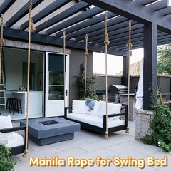 Thick Twisted Manila Rope – DIY Landscape Solution