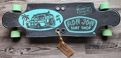 Ron Jon 35″ Beercan Skate Board Sea Foam Green Made in the USA NEW VHTF