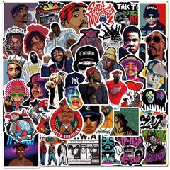 25 Piece Mix Lot 2” West Coast Rap Hip-Hop Stickers, Waterproof *FREE SHIPPING*
