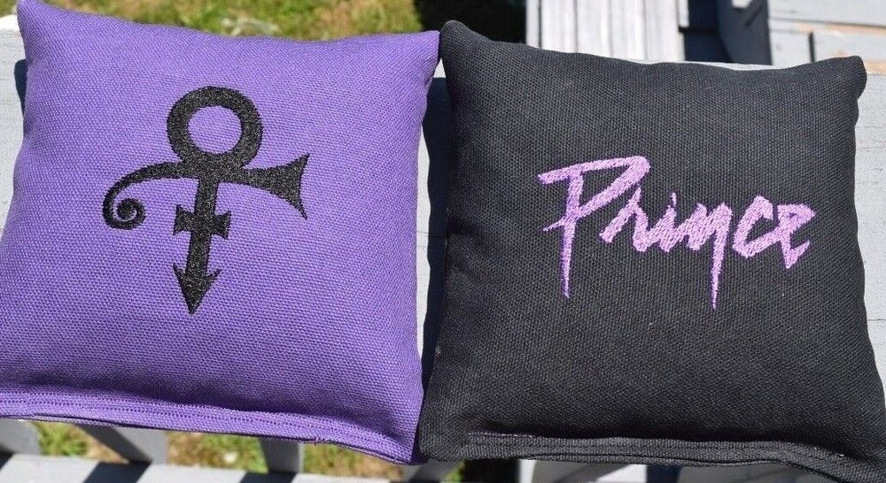 Eight Quality Cornhole Bags! Prince! Whole Corn or Pellets