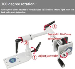 Universal Compound Bow Vise 360° Adjustable Bow Press Mount Tool Professional