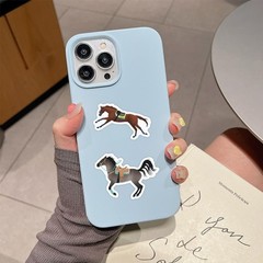 Horse Stickers for Kids Teens Adults, 60Pcs Cartoon Horse Riding Stickers for Wa