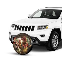 Funny Print Spare Tire 17″ for tire diameter 31.49″-32.67″/80-83cm Chicken