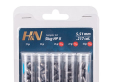 H&N Slug HP 150 Count 5 Type HUNTING SAMPLER 5.51mm .22 Caliber Air Pellets