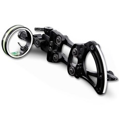 Archery Compound Bow Sight 1 Pin Professional Bow Sight Light Micro Adjustable [