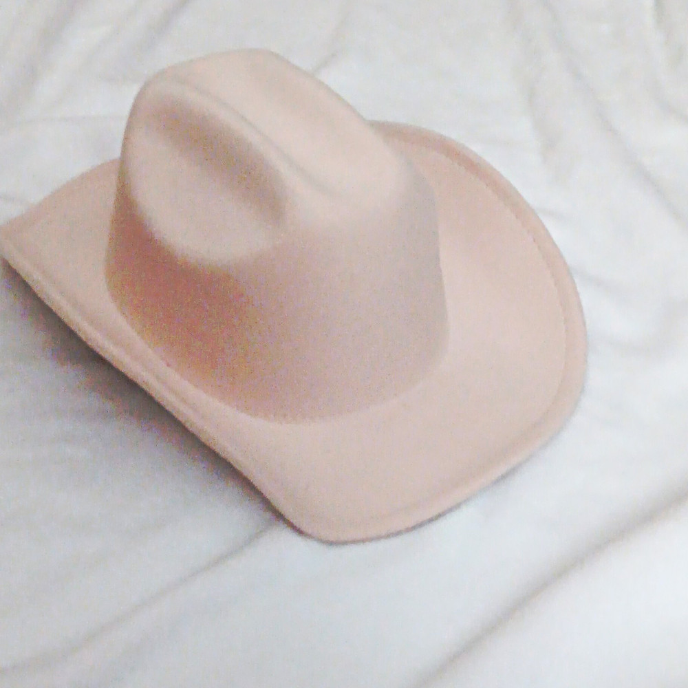 Beige/Tan Western Cowboy Hat – 100% Polyester