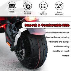 1PZ 2-Pack Heavy Duty 3.00-4 Inner Tube with TR87 Bent Valve Stem for ATV Whe…