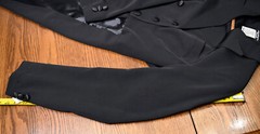 Grand Prix NEW tech washable shadbelly coat jacket black, CAN 12 USA 6, $810