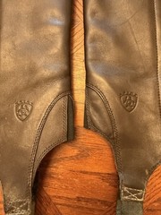 ARIAT Half Chap Classic II Dark Brown Leather L Style #9820