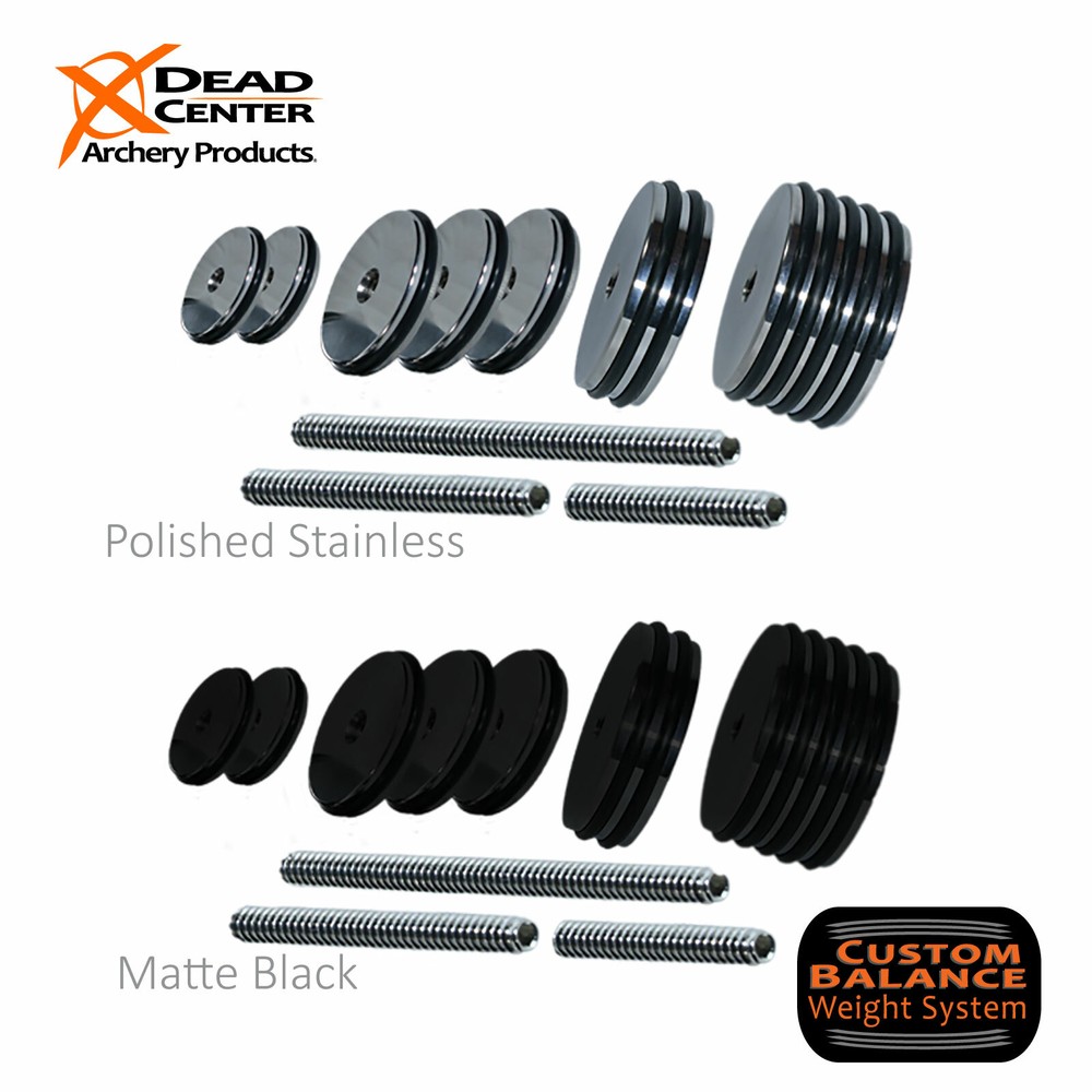 Dead Center Archery Products Custom Balance Weight Kit 5/16-24 Thread