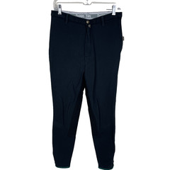 Devon Aire Full Seat Riding Breeches Size 28R Black