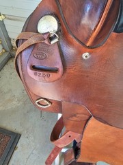 A Good Used 17″ Brown Color Simco Pleasure Trail Saddle #8250