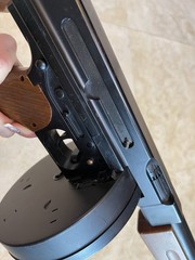 Thompson Submachine Air Gun 45MIAl No.1244194 in Black and Imitation Wood BB Gun