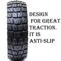 8.5×3 off-road Tire & Tube bent Valve fit Dualtron mini Electric Scooter
