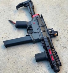 Airsoft AEG KRYTAC M4 CNC Machined Aluminum Sharpshooter Drop Stock Adapter
